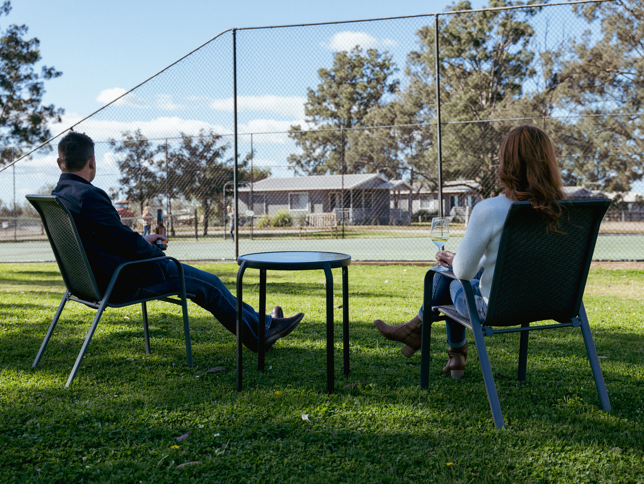 Tennis court at Hunter Valley Resort + Farm in Pokolbin